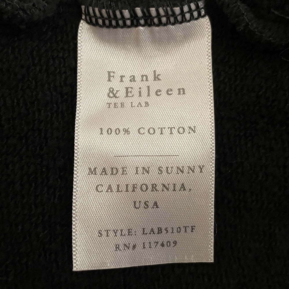 Frank & Eileen Patrick Popover Henley Sweatshirt Top Shirt Medium Triple Fleece - Picture 9 of 12